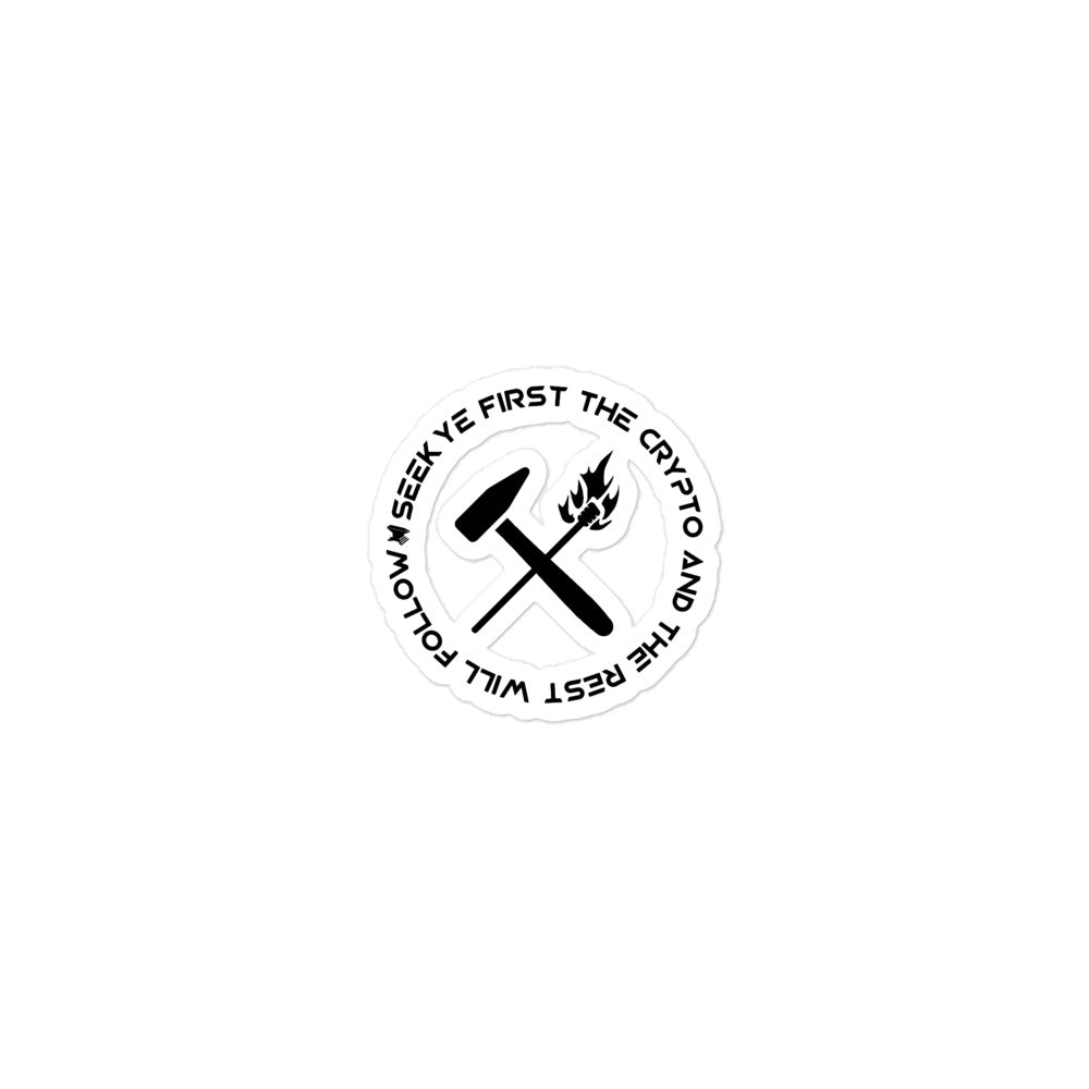 Hammer Torch Sticker