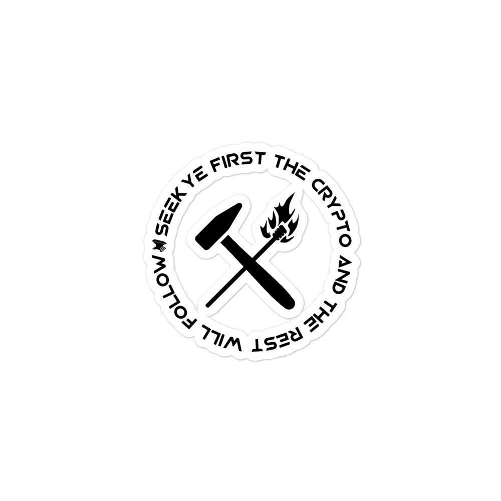 Hammer Torch Sticker
