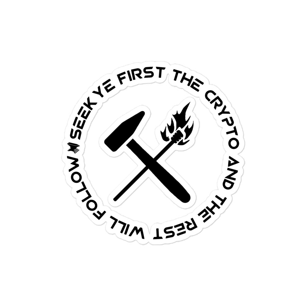 Hammer Torch Sticker
