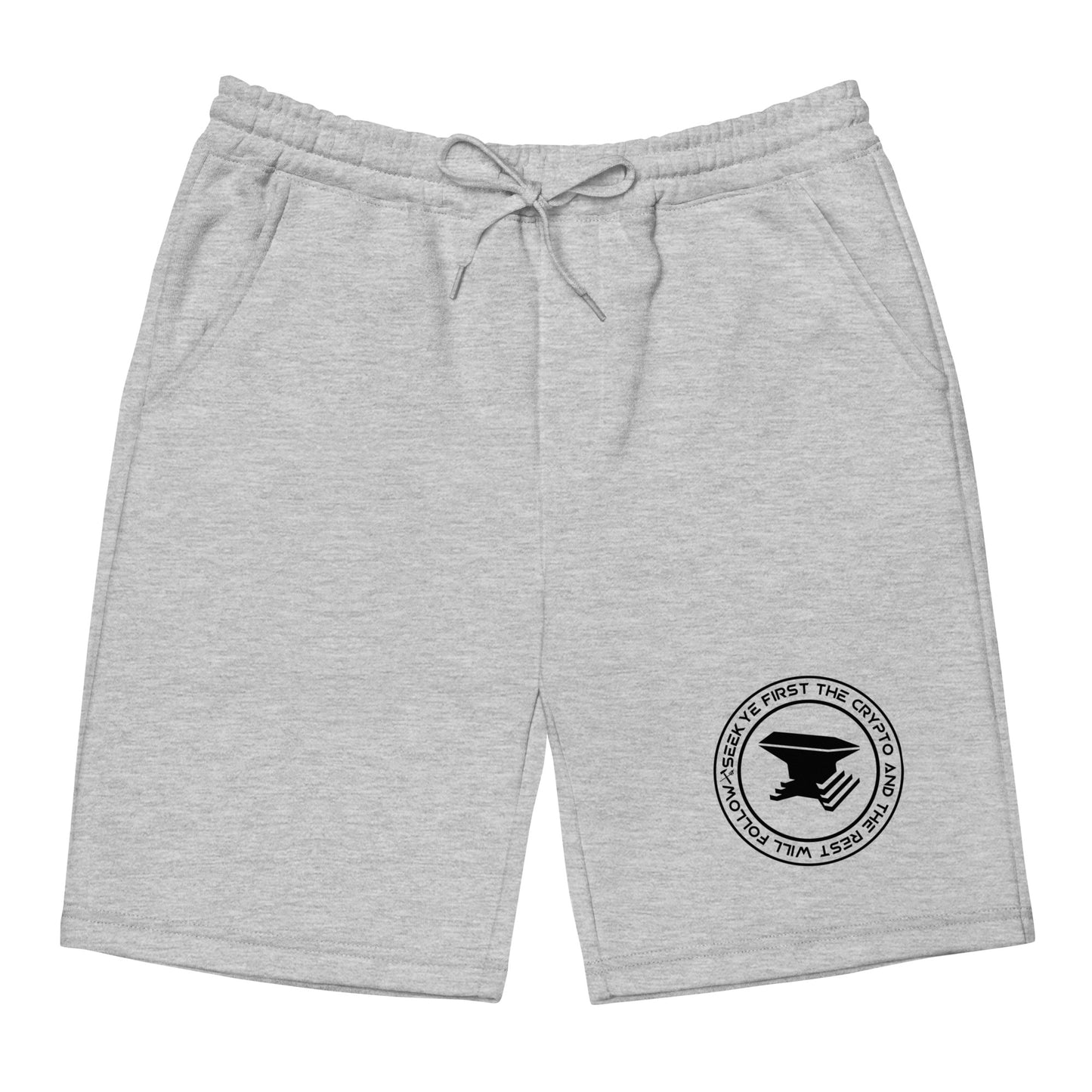 Crypto Shield Men's fleece shorts - BL