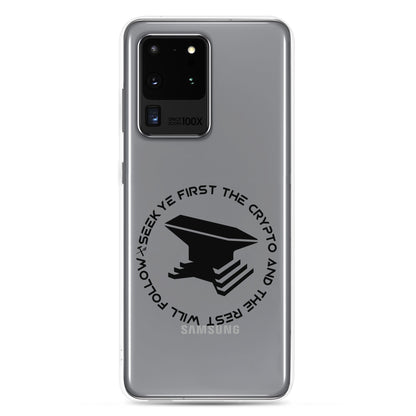 Seek Ye First Clear Case for Samsung®