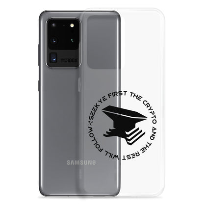 Seek Ye First Clear Case for Samsung®