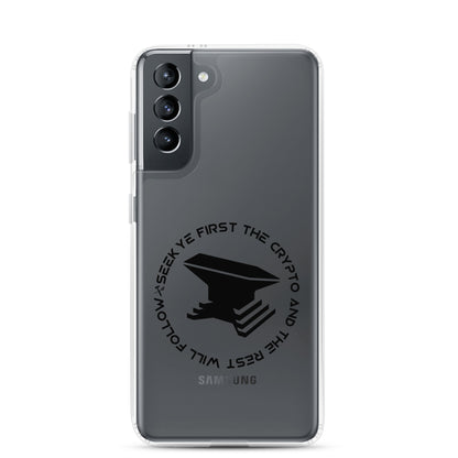 Seek Ye First Clear Case for Samsung®