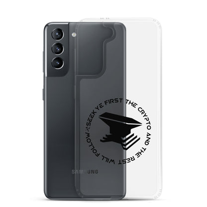 Seek Ye First Clear Case for Samsung®