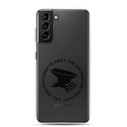 Seek Ye First Clear Case for Samsung®