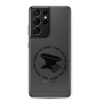 Seek Ye First Clear Case for Samsung®