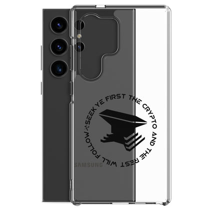 Seek Ye First Clear Case for Samsung®