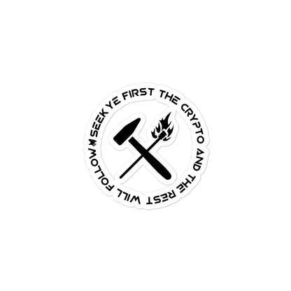 Hammer Torch Sticker