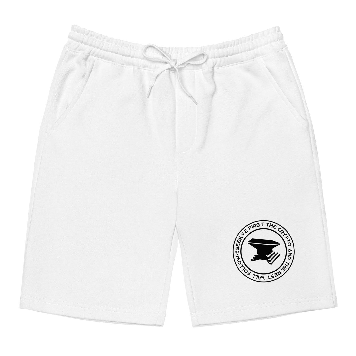 Crypto Shield Men's fleece shorts - BL