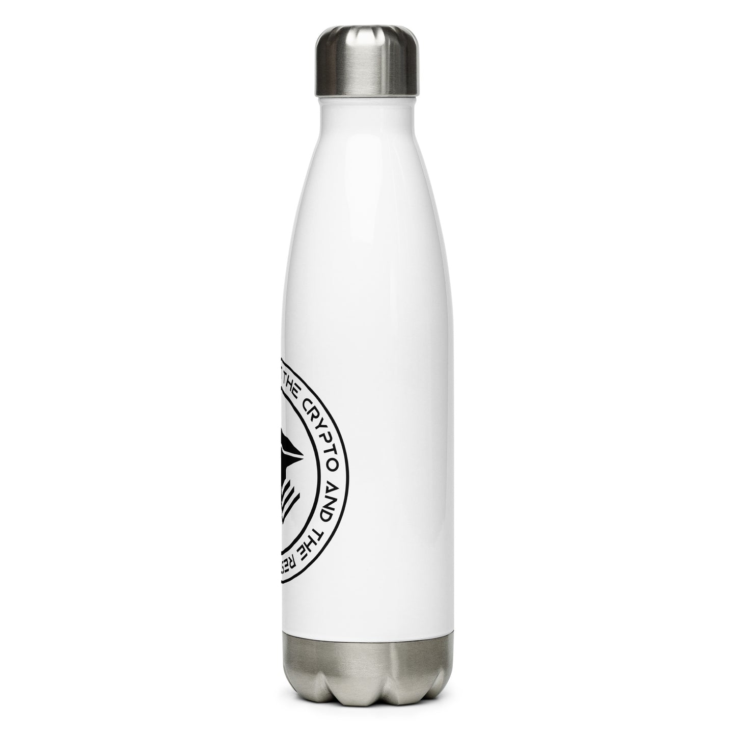The Crypto Stainless steel water bottle